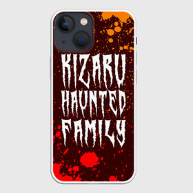 Чехол для iPhone 13 mini с принтом KIZARU   КИЗАРУ в Новосибирске,  |  | Тематика изображения на принте: family | haunted | kizaru | logo | music | rap | rapper | кизару | лого | логотип | логотипы | музыка | рэп | рэпер | рэперы | символ | символы | фэмили | хантед