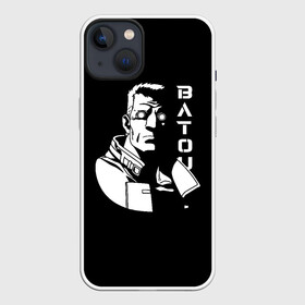 Чехол для iPhone 13 с принтом Бато в Новосибирске,  |  | bato | batou | cyberpunk | future | ghost | kusanagi | motoko | shell | бато | будущее | девятый | доспехах | киберпанк | киборг | кусанаги | матоко | меха | мотоко | отдел | призрак | робот | футуристично