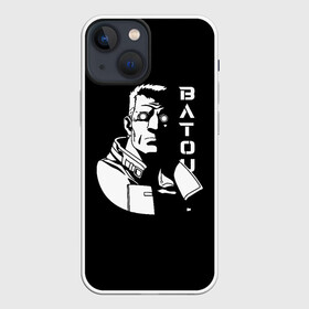 Чехол для iPhone 13 mini с принтом Бато в Новосибирске,  |  | bato | batou | cyberpunk | future | ghost | kusanagi | motoko | shell | бато | будущее | девятый | доспехах | киберпанк | киборг | кусанаги | матоко | меха | мотоко | отдел | призрак | робот | футуристично