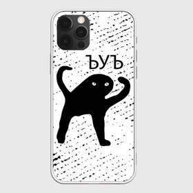 Чехол для iPhone 12 Pro Max с принтом ЪУЪ СЪУКА в Новосибирске, Силикон |  | mem | meme | memes | кот | котик | коты | кошка | кошки | мем | мемы | прикол | приколы | съука | ъуъ