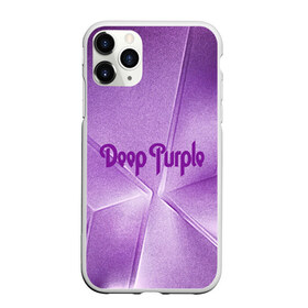 Чехол для iPhone 11 Pro матовый с принтом Deep Purple в Новосибирске, Силикон |  | deep | logo | purple | rock | whoosh | группа | знаменитости | лого | надпись | рок | текст