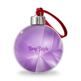 Ёлочный шар с принтом Deep Purple в Новосибирске, Пластик | Диаметр: 77 мм | Тематика изображения на принте: deep | logo | purple | rock | whoosh | группа | знаменитости | лого | надпись | рок | текст