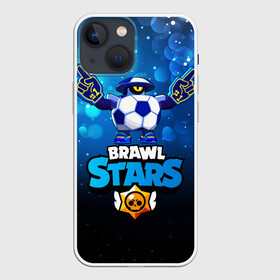 Чехол для iPhone 13 mini с принтом Mascot Darryl Талисман в Новосибирске,  |  | brawl | brawl stars | brawlstars | brawl_stars | jessie | mascot darryl | бравл | бравлстарс | дэрил | маскот | мяч | футбол | футбольный мяч