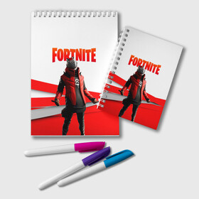 Блокнот с принтом FORTNITE в Новосибирске, 100% бумага | 48 листов, плотность листов — 60 г/м2, плотность картонной обложки — 250 г/м2. Листы скреплены удобной пружинной спиралью. Цвет линий — светло-серый
 | 2019 | battle royale | chapter 2 | epic games | fortnite | game | season x | zombie | зомби | фортнайт