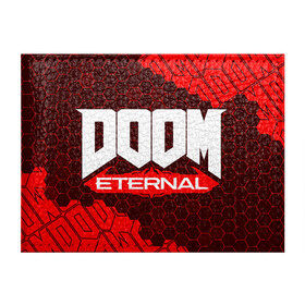 Обложка для студенческого билета с принтом DOOM ETERNAL / ДУМ ЭТЕРНАЛ в Новосибирске, натуральная кожа | Размер: 11*8 см; Печать на всей внешней стороне | bfg | brutal | doom | eternal | ethernal | game | games | logo | дум | игра | игры | лого | логотип | логотипы | символ | символы | этернал