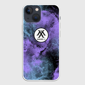 Чехол для iPhone 13 mini с принтом MONSTA X в Новосибирске,  |  | k pop | monsta x | абстракция | к поп | кей поп | кейпоп | корея | космос | кпоп | монста икс | монста х | монста экс