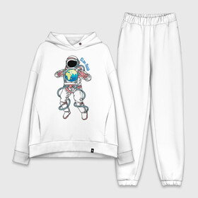 Женский костюм хлопок Oversize с принтом Elon Musk в Новосибирске,  |  | astronaut | celebrity | cosmonaut | cosmos | genius | gloves | planet | space | spacesuit | гений | знаменитость | космонавт | космос | перчатки | планета | скафандр