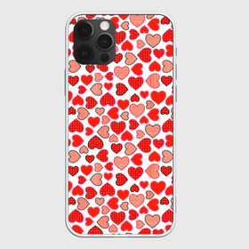Чехол для iPhone 12 Pro Max с принтом Сердечки паттерн в Новосибирске, Силикон |  | cute | love is | valentines day | you | алые | валентина | влюбленные | девушке | день рождения | дружба | жена | лучшая | любимая | люблю | любовь | мама | марта | милые | нежные | подарок | свадьба | серде | сердца