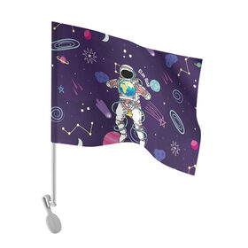 Флаг для автомобиля с принтом Elon Musk в Новосибирске, 100% полиэстер | Размер: 30*21 см | astronaut | celebrity | cosmonaut | cosmos | genius | gloves | planet | space | spacesuit | гений | знаменитость | космонавт | космос | перчатки | планета | скафандр