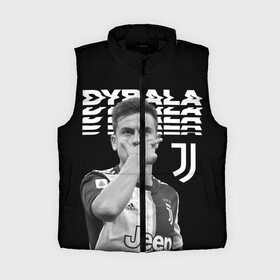 Женский жилет утепленный 3D с принтом Paulo Dybala в Новосибирске,  |  | дибала | знаменитости | пауло дибала | футболист | ювентус