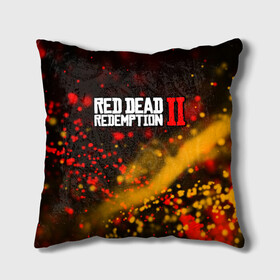 Подушка 3D с принтом RED DEAD REDEMPTION 2 в Новосибирске, наволочка – 100% полиэстер, наполнитель – холлофайбер (легкий наполнитель, не вызывает аллергию). | состоит из подушки и наволочки. Наволочка на молнии, легко снимается для стирки | dead | game | games | logo | rdr | rdr2 | red | red dead redemption 2 | redemption | дед | игра | игры | лого | логотип | логотипы | рдр | рдр2 | ред | редемпшен | редемпшн | символ | символы
