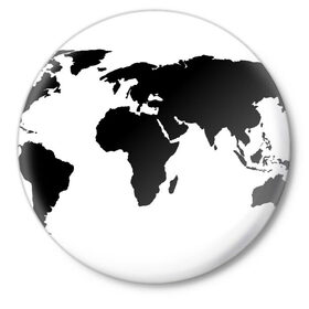 Значок с принтом Весь мир в Новосибирске,  металл | круглая форма, металлическая застежка в виде булавки | весь мир | карта мира | континенты | мир | путешествия | туризм | туристам | туристическая