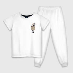 Детская пижама хлопок с принтом Панды в Новосибирске, 100% хлопок |  брюки и футболка прямого кроя, без карманов, на брюках мягкая резинка на поясе и по низу штанин
 | Тематика изображения на принте: бамбук | животные | карман | панда