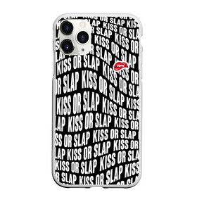 Чехол для iPhone 11 Pro Max матовый с принтом Kiss or slap в Новосибирске, Силикон |  | Тематика изображения на принте: blogger | xbloggers | xhouse | блогер | блогеры
