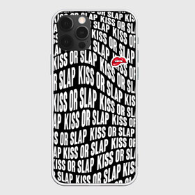 Чехол для iPhone 12 Pro Max с принтом Kiss or slap в Новосибирске, Силикон |  | Тематика изображения на принте: blogger | xbloggers | xhouse | блогер | блогеры