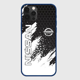 Чехол для iPhone 12 Pro с принтом NISSAN в Новосибирске, силикон | область печати: задняя сторона чехла, без боковых панелей | nissan | авто | автомобиль | логотип | марка | машина | надпись | нисан | текстура