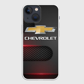 Чехол для iPhone 13 mini с принтом CHEVROLET в Новосибирске,  |  | chevrolet | авто | автомобиль | логотип | марка | машина | надпись | текстура | шевроле | шевролет