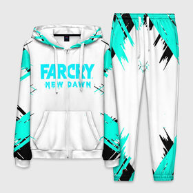 Мужской костюм 3D с принтом Far Cry в Новосибирске, 100% полиэстер | Манжеты и пояс оформлены тканевой резинкой, двухслойный капюшон со шнурком для регулировки, карманы спереди | 1080p | evolution | far | far cry | far cry 1 | far cry 2019 | far cry 3 | far cry 4 | far cry 5 | far cry 6 | far cry new dawn | far cry primal | gameplay | pc | ubisoft | ваас | прохождение