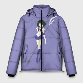 Мужская зимняя куртка 3D с принтом Сейлор Сатурн в Новосибирске, верх — 100% полиэстер; подкладка — 100% полиэстер; утеплитель — 100% полиэстер | длина ниже бедра, свободный силуэт Оверсайз. Есть воротник-стойка, отстегивающийся капюшон и ветрозащитная планка. 

Боковые карманы с листочкой на кнопках и внутренний карман на молнии. | арт | вектор | рисунок | сатурн | сейлор сатурн | хотару томоэ