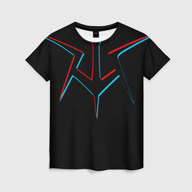 Женская футболка 3D с принтом Code Geass logo в Новосибирске, 100% полиэфир ( синтетическое хлопкоподобное полотно) | прямой крой, круглый вырез горловины, длина до линии бедер | Тематика изображения на принте: black knight | lelouch lamperouge | код гиас | код гиасс | лелуш ламперуж | рыцари