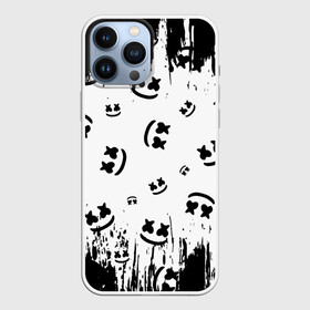 Чехол для iPhone 13 Pro Max с принтом MARSHMELLO   МАРШМЕЛЛОУ в Новосибирске,  |  | Тематика изображения на принте: face | logo | marsh | marshmallow | marshmello | marshmelo | mello | smile | лицо | лого | маршмеллов | маршмеллоу | маршмеллу | маршмело | маршмелов | маршмелоу | маска | музыка | рожица | символ | смайл | улыбка