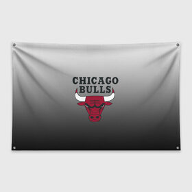 Флаг-баннер с принтом JORDAN CHICAGO BULLS в Новосибирске, 100% полиэстер | размер 67 х 109 см, плотность ткани — 95 г/м2; по краям флага есть четыре люверса для крепления | basketball | jordan | michael | michael jordan | баскетбол | джордан | майкл | стиль