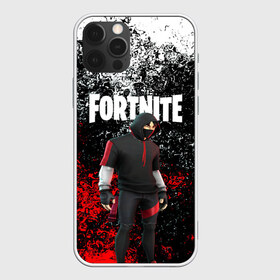 Чехол для iPhone 12 Pro Max с принтом IKONIK FORTNITE в Новосибирске, Силикон |  | Тематика изображения на принте: 2019 | battle royale | chapter 2 | epic games | fortnite | game | season x | zombie | зомби | фортнайт