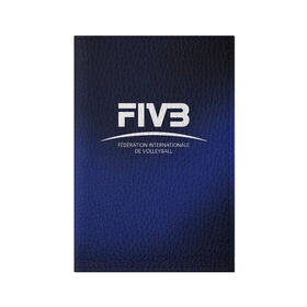 Обложка для паспорта матовая кожа с принтом FIVB Volleyball в Новосибирске, натуральная матовая кожа | размер 19,3 х 13,7 см; прозрачные пластиковые крепления | Тематика изображения на принте: fivb | voleybal | volleyball | волебол | волейбол | волейбола | волейболист | волейболистка | воллейбол | международная | федерация | фивб
