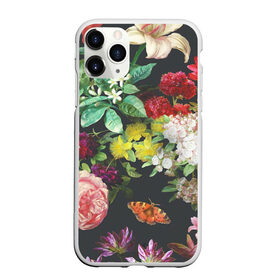 Чехол для iPhone 11 Pro матовый с принтом Цветы в Новосибирске, Силикон |  | Тематика изображения на принте: арт | бабочка | бабочки | белая лилия | белый | желтый | зеленый | картина | краски | красный | лилии | лилия | рисунок | рисунок красками | роза | розовая роза | розовый | розы | тёмный | фиолетовый