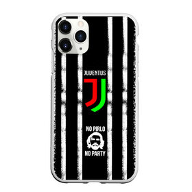 Чехол для iPhone 11 Pro матовый с принтом ювентус в Новосибирске, Силикон |  | no pirlo no party juventus | фк | фк ювентус | ювентус футболка