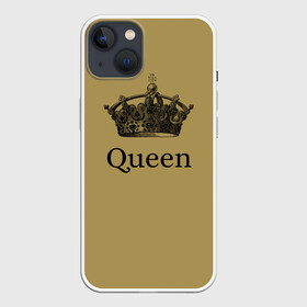 Чехол для iPhone 13 с принтом Фредди Меркьюри в Новосибирске,  |  | queen | корона | рок | рок группа | фредди меркьюри.