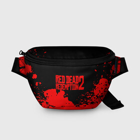 Поясная сумка 3D с принтом RED DEAD REDEMPTION 2 в Новосибирске, 100% полиэстер | плотная ткань, ремень с регулируемой длиной, внутри несколько карманов для мелочей, основное отделение и карман с обратной стороны сумки застегиваются на молнию | rdr 2 | rdr2 | rdr2 pc | red dead 2 | red dead online | red dead redemption | red dead redemption 2 | red dead redemption 2 gameplay | red dead redemption 2 pc | western