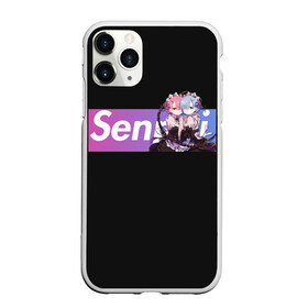 Чехол для iPhone 11 Pro матовый с принтом ReZero в Новосибирске, Силикон |  | anime | glitch | japan | ram | re | rem | rezero | senpai | subaru | waifu | zero | анимация | аниме | вайфу | глитч | глич | мультсериал | мультфильм | семпай | сенпай | сериал | япония