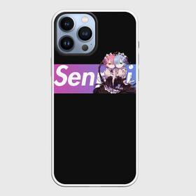 Чехол для iPhone 13 Pro Max с принтом Re:Zero в Новосибирске,  |  | Тематика изображения на принте: anime | glitch | japan | ram | re | rem | rezero | senpai | subaru | waifu | zero | анимация | аниме | вайфу | глитч | глич | мультсериал | мультфильм | семпай | сенпай | сериал | япония