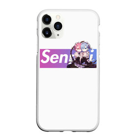 Чехол для iPhone 11 Pro Max матовый с принтом ReZero в Новосибирске, Силикон |  | anime | glitch | japan | ram | re | rem | rezero | senpai | subaru | waifu | zero | анимация | аниме | вайфу | глитч | глич | мультсериал | мультфильм | семпай | сенпай | сериал | япония