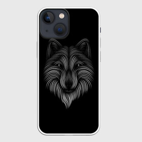 Чехол для iPhone 13 mini с принтом wolf в Новосибирске,  |  | wolf | арт | волк | волки | волчара | животные | картинка | рисунок