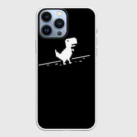 Чехол для iPhone 13 Pro Max с принтом Динозавр Гугл Хром в Новосибирске,  |  | google | гугл | динозавр | игра