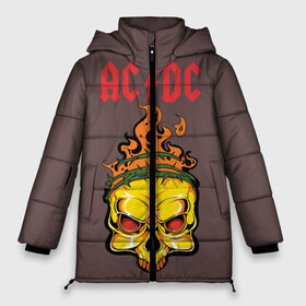 Женская зимняя куртка 3D с принтом AC DC в Новосибирске, верх — 100% полиэстер; подкладка — 100% полиэстер; утеплитель — 100% полиэстер | длина ниже бедра, силуэт Оверсайз. Есть воротник-стойка, отстегивающийся капюшон и ветрозащитная планка. 

Боковые карманы с листочкой на кнопках и внутренний карман на молнии | music | rock | star | группа | рок