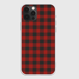 Чехол для iPhone 12 Pro Max с принтом Бордовая клетка в Новосибирске, Силикон |  | cage | cage pattern | checkered ornament | ornament | pattern | print cage | tartan | бордовая клетка | клетка | клетка узор | клетчатый орнамент | орнамент | принт клетка | тартан | узор | шотландка | шотландская клетка