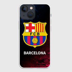 Чехол для iPhone 13 mini с принтом BARCELONA   БАРСЕЛОНА в Новосибирске,  |  | barca | barcelona | barsa | barselona | fcb | logo | messi | барса | барселона | знак | клуб | лого | логотип | логотипы | месси | символ | символы | футбол | футбольная | футбольный