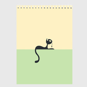 Скетчбук с принтом Чёрный кот на ярком фоне в Новосибирске, 100% бумага
 | 48 листов, плотность листов — 100 г/м2, плотность картонной обложки — 250 г/м2. Листы скреплены сверху удобной пружинной спиралью | арт | вектор | горизонтальный рисунок | горизонтальный узор | жёлтый | зеленый | кот | котёнок | кошка | рисунок | чёрная кошка | чёрный | чёрный кот | чёрный котёнок