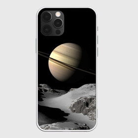 Чехол для iPhone 12 Pro Max с принтом Saturn в Новосибирске, Силикон |  | cosmos | saturn | space | космос | пространство | сатурн