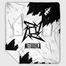 Плед с рукавами с принтом METALLICA МЕТАЛЛИКА в Новосибирске, 100% полиэстер | Закругленные углы, все края обработаны. Ткань не мнется и не растягивается. Размер 170*145 | Тематика изображения на принте: hetfield | james | logo | metal | metalica | metallica | music | rock | star | джеймс | звезда | знак | ларс | лого | логотип | логотипы | метал | металика | металлика | музыка | рок | символ | символы | ульрих | хэтфилд