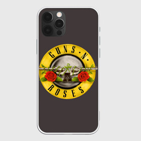 Чехол для iPhone 12 Pro с принтом Guns n Roses в Новосибирске, силикон | область печати: задняя сторона чехла, без боковых панелей | music | rock | группа | звезда | рок