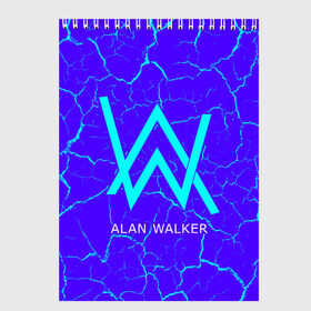 Скетчбук с принтом ALAN WALKER АЛАН УОКЕР в Новосибирске, 100% бумага
 | 48 листов, плотность листов — 100 г/м2, плотность картонной обложки — 250 г/м2. Листы скреплены сверху удобной пружинной спиралью | alan | faded | house | logo | music | walker | алан | вокер | волкер | диджей | лого | логотип | логотипы | музыка | музыкант | символ | символы | танцеальная | уокер | хаус | электронная