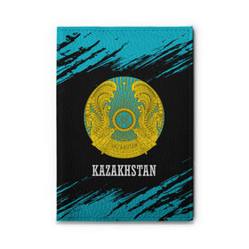 Обложка для автодокументов с принтом KAZAKHSTAN / КАЗАХСТАН в Новосибирске, натуральная кожа |  размер 19,9*13 см; внутри 4 больших “конверта” для документов и один маленький отдел — туда идеально встанут права | flag | kazakhstan | qazaqstan | герб | захах | казахстан | кахахи | лого | нур султан | республика | символ | страна | флаг