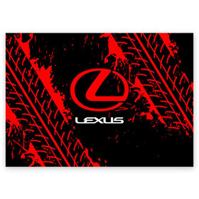 Поздравительная открытка с принтом LEXUS / ЛЕКСУС в Новосибирске, 100% бумага | плотность бумаги 280 г/м2, матовая, на обратной стороне линовка и место для марки
 | auto | lexus | logo | moto | symbol | авто | автомобиль | гонки | лексус | лого | логотип | логотипы | марка | машина | мото | символ | символы
