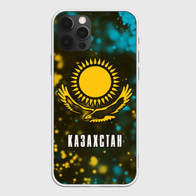 Чехол для iPhone 12 Pro Max с принтом КАЗАХСТАН KAZAKHSTAN в Новосибирске, Силикон |  | Тематика изображения на принте: flag | kazakhstan | qazaqstan | герб | захах | казахстан | кахахи | лого | нур султан | республика | символ | страна | флаг