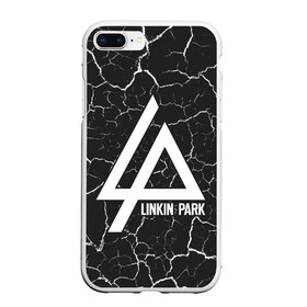 Чехол для iPhone 7Plus/8 Plus матовый с принтом LINKIN PARK ЛИНКИН ПАРК в Новосибирске, Силикон | Область печати: задняя сторона чехла, без боковых панелей | linkin | linkinpark | logo | lp | music | park | rock | линкин | линкинпарк | лого | логотип | логотипы | лп | музыка | парк | рок | символ