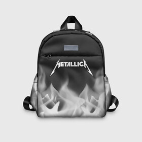 Детский рюкзак 3D с принтом METALLICA   МЕТАЛЛИКА в Новосибирске, 100% полиэстер | лямки с регулируемой длиной, сверху петелька, чтобы рюкзак можно было повесить на вешалку. Основное отделение закрывается на молнию, как и внешний карман. Внутри дополнительный карман. По бокам два дополнительных кармашка | hetfield | james | logo | metal | metalica | metallica | music | rock | star | джеймс | звезда | знак | ларс | лого | логотип | логотипы | метал | металика | металлика | музыка | рок | символ | символы | ульрих | хэтфилд